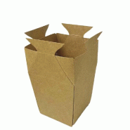Vase carton étanche pliable Topaze naturel Diam.9 x H 20,2cm - par 10