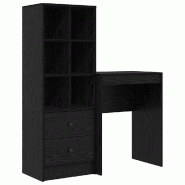 VidaXL Bureau avec tiroir 2 pcs Chêne noir Modèle Titan Modern Plus - 3337298