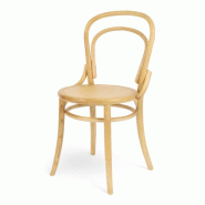 Bistromania - Chaise de bistrot THONON - Bois d'orme clair - L45xP45xH86 cm - CLP013