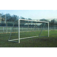 Buts Football 4m x 2m Monobloc - Façades acier diam 60 poudrées blanc - Ref : 72050GP Buts Football 4m x 2m Monobloc - Façades acier diam 60 poudrées blanc - Ref : 72050GP