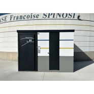 Cabine PMR avec mur urinoir disponible en version manuelle, semi-automatique ou automatique - réf. 2073