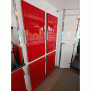 Camion d'occasion boucherie Peugeot Boxer 6m60 - Vitrine réfrigérée 5m83 + réserves réfrigérées