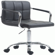 CLP Fauteuil de bureau Lucy V2 en similicuir Gris - gris polyester 191816708 CLP Fauteuil de bureau Lucy V2 en similicuir Gris - gris polyester 191816708