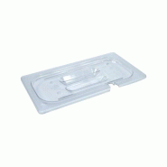 Couvercle Tritan GN 1/3 avec poignée et encoche pour cuillère - Gastroland - transparent 3701666004025