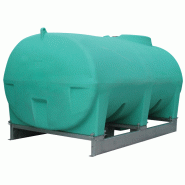 Cuve à vidange totale 2500L - DURACUVE 2500 - Polypropylène DN50 - Polyéthylène UV - Système anti-ballant Ball Baffle