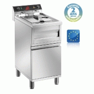 Friteuse professionnelle électrique sur coffre - haut rendement et puissante - 12 litres alimentation - triphasé ( 400 v ) - 92114c. Friteuse professionnelle électrique sur coffre - haut rendement et puissante - 12 litres alimentation - triphasé ( 400 v ) - 92114c.