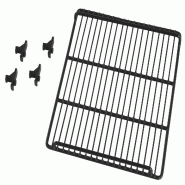 GastroHero Une grille et quatre clips pour GKS-160 (noir) - noir métal 4C1R-GKS160SET