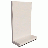 Gondole Murale haute - Montant 2200mm - Pied 160mm - Profondeur 300-600mm - Longueur 666-1333mm - Blanc RAL 9001_0