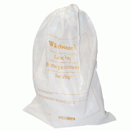 HYGOSTAR 50 pièces Sac à linge "Soft" blanc-or Sac à linge 50 pièces - blanc 4015544558203
