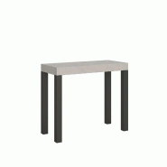 Itamoby Console extensible 90x40/196 cm Everyday Small cachemire - gris multi-matériau VE196COEVEFOL-CH-AN