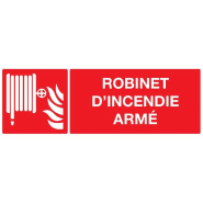 Panneaux rigides 330x120 mm prévention incendie - PNGPSC-TL09/RBIA_0