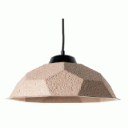 Stones Egg Suspension En Carton Recyclé Noir - noir 8033959250860