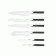 Bjorn Couteaux de cuisine LOKI - 6 pièces - gris 3701488307748 Bjorn Couteaux de cuisine LOKI - 6 pièces - gris 3701488307748