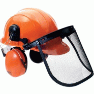Casque anti-bruit avec visière - Techni-Power - conforme EP 167 - SNR 26dB