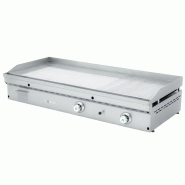 Fry-Top à gaz FULL-CROM semi-rainurée en CHROME - L1200 | Mainho - FCR120