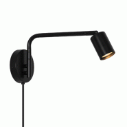 Nordlux Applique murale Explore Long  Métal Noir ,  H. 19 - IP20 - GU10 /   Intérieur - noir métal 5704924027239