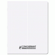 Oxford Lot de 10 Cahier Classique PP piqué 17x22, 96p./48 feuilles 90g/m², quadrillé 5x5, incolore - 3020120254784