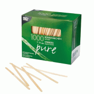 Papstar Agitateur en Bois Naturelle - 11 x 0,5 cm - x10000 - beige Bois massif 87848