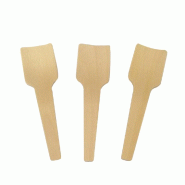 Petites cuillères à glace bois 7cm - par 2000_0