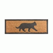 Tapis paillasson en coco 75 x 25 cm Chat Esschert Design - marron 8714982107122 Tapis paillasson en coco 75 x 25 cm Chat Esschert Design - marron 8714982107122