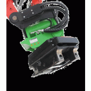 Tiltrotateur montage fixe HKS - pivotement 2x 55° ou plus pour pelles jusqu'à 55 t