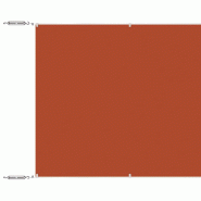 VidaXL Auvent vertical Terre cuite 140x800 cm Tissu oxford Modèle Soleil Tau - 148364