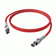 EasyLan VarioBoot Cordon Cat.6A, S/FTP, rouge, 2 m_0