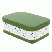 Boite carton rectangle Terrazzo 33x21 - Boite carton rectangle Terrazzo 33x21 -