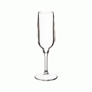 DBMARK - AKV-153S/50 - (Lot de 50 pièces) Verre à champagne 16 cl - 4,7 cm dia. Supérieur - 7,3 cm dia. Inférieur / hauteur : 21,0 cm - Plastique