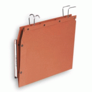 ELBA Boîte de 25 dossiers suspendus Tubut Ultimate A4, fond V, en kraft orange - 3362949904274