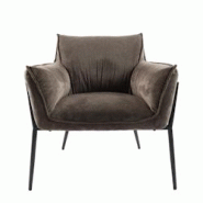Fauteuil Rosie marron - Autre Tissu Amadeus 72x80 cm - marron 3520071940465 Fauteuil Rosie marron - Autre Tissu Amadeus 72x80 cm - marron 3520071940465