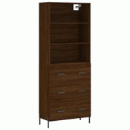 Helloshop26 - Buffet bahut commode armoire meuble de rangement organisateur cuisine salle de séjour salon haut 69,5 x 34 x 180 cm 02_0033839 - 300021 Helloshop26 - Buffet bahut commode armoire meuble de rangement organisateur cuisine salle de séjour salon haut 69,5 x 34 x 180 cm 02_0033839 - 300021