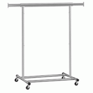 Helloshop26 - Portant vêtements métallique robuste charge 90 kg 12_0003725 - 3000222096727 Helloshop26 - Portant vêtements métallique robuste charge 90 kg 12_0003725 - 3000222096727