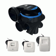 Kit VMC simple flux hygroréglable EasyHOME HYGRO Premium Haute Pression HP+ - Aldes - 11033021 Kit VMC simple flux hygroréglable EasyHOME HYGRO Premium Haute Pression HP+ - Aldes - 11033021
