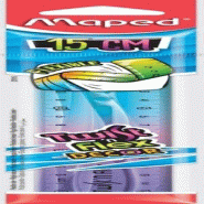 Maped Règle plate Twist'n Flex Coloured, 15 cm, coloris assortis - 279115