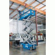 Nacelle élévatrice GS 2632 - Genie - compacte et silencieuse, pour surfaces planes intérieures et extérieures