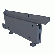 Pied réglable pour montant double GP25 H11,5 cm anthracite P30 cm