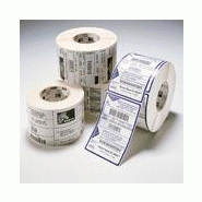Zebra 12-Pack Label DT 4X6 475/ROLL PE DQP 3000 Blanc_0