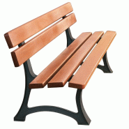 Banc urbain en pin 5 lames - BC5BS-JD01 Banc urbain en pin 5 lames - BC5BS-JD01
