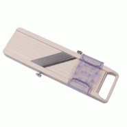 Bron Coucke Mandoline japonaise - Beige Rectangle Plastique Bron-coucke 31x9 cm - plastique 3700265014015 Bron Coucke Mandoline japonaise - Beige Rectangle Plastique Bron-coucke 31x9 cm - plastique 3700265014015