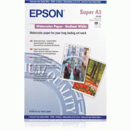 Epson Pap Aquarelle blanc A3+ (20f./190g)