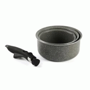 Excelsa set de 3 casseroles Country Rock 16-18-20 en aluminium gris - aluminium 68386_0