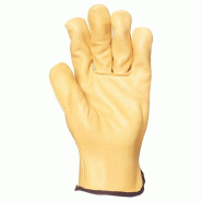 Gant cuir fleur vachette t10 - protection espaces verts et voiries - EN420