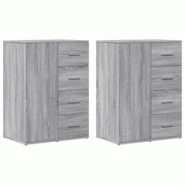 Helloshop26 - Buffet bahut commode armoire meuble de rangement organisateur cuisine salle de séjour salons lot de 2 sonoma 59 x 39 x 02_0036952 - 300 Helloshop26 - Buffet bahut commode armoire meuble de rangement organisateur cuisine salle de séjour salons lot de 2 sonoma 59 x 39 x 02_0036952 - 300