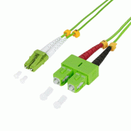 LogiLink Professional Câble patch à fibre optique LC-Duplex - SC-Duplex,, 1 m - 4052792047561