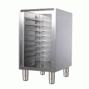 Meuble plaques pâtissières - glissières 400 x 600 mm en inox AISI 304L - sans porte Meuble plaques pâtissières - glissières 400 x 600 mm en inox AISI 304L - sans porte