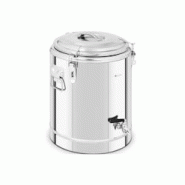 Royal Catering - Royal Catering Conteneur Isotherme Boîte Norvégienne RCTP-30ET (22,5 L, Fermoirs Grenouille, Robinet De Vidange, Acier Inoxydable,