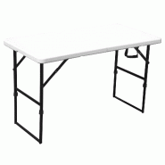 Table pliante 122cm 4 places pehd