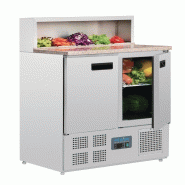 Comptoir de préparation réfrigéré à pizzas 288L Polar Série G G603 Polar
