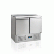 Comptoir pour saladette ouvert pour bacs inox 304 - PSA920